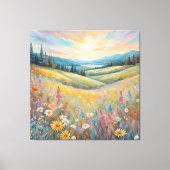 Vibrant Sunset Canvas Afdruk (Voorkant)