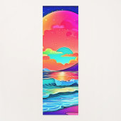 Vibrant Sunset Seascape Yogamat (Voorkant)