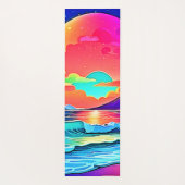 Vibrant Sunset Seascape Yogamat (Achterkant)