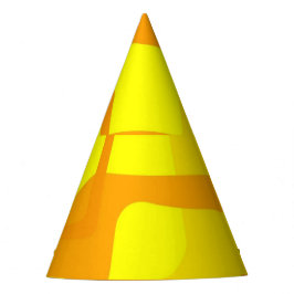 Vibrant Sunshine Flow – Modern Abstract Art Shapes Feesthoedjes