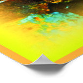 "Vibrant Swamp Forest": "Cute Painting". Bestel nu Poster (Hoek)