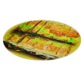 "Vibrant Swamp Forest": "Cute Painting". Bestel nu Snijplank (Hoek)