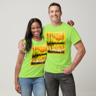 "Vibrant Swamp Forest": "Cute Painting". Bestel nu T-shirt