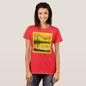 "Vibrant Swamp Forest": "Cute Painting". Bestel nu T-shirt (Voorkant volledig)