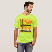 "Vibrant Swamp Forest": "Cute Painting". Bestel nu T-shirt (Voorkant volledig)