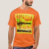"Vibrant Swamp Forest": "Cute Painting". Bestel nu T-shirt (Voorkant)