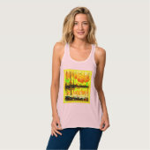 "Vibrant Swamp Forest": "Cute Painting". Bestel nu Tanktop (Volledige Voorkant)