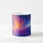 Vibrant Swirl Abstract Art Mug Koffiemok (Center)