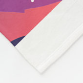 Vibrant Swirling Galaxy with Bright Center Fleece Deken (Hoek)