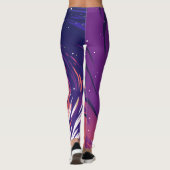 Vibrant Swirling Galaxy with Bright Center Leggings (Achterkant)