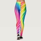 Vibrant Swirling Tie Dye Leggings (Achterkant)
