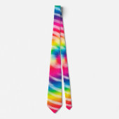 Vibrant Swirling Tie Dye Stropdas (Voorkant)