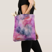Vibrant Swirls Marble Tote Bag (Dichtbij)