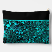 Vibrant Teal Cosmetic Pouch Etui (Achterkant)