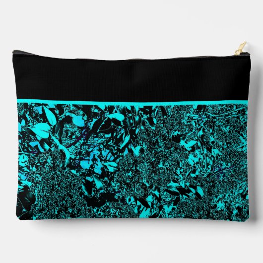 Vibrant Teal Cosmetic Pouch Etui (Achterkant)