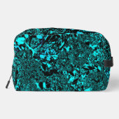 Vibrant Teal Monogram Toiletry Bag  Toilettasje (Achterkant)