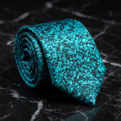 Vibrant Teal Speckle Stropdas