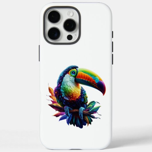 Vibrant Toucan Bird – Tropische Natuur Kunst Case-Mate iPhone Case (Achterkant)