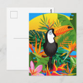 Vibrant Toucan Tropical Rainforest Briefkaart (Voorkant / Achterkant)