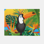 Vibrant Toucan Tropical Rainforest Doormat Deurmat (Voorkant)