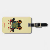 Vibrant Tree Frog Illustration Bagagelabel (Voorkant horizontaal)