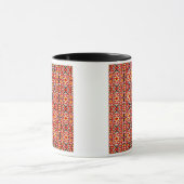 Vibrant Tribal Fusion Geometric Symmetry Pattern Mok (Midden)