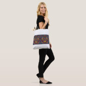 Vibrant Tribal Spirit Cats Tote Bag (Op model)