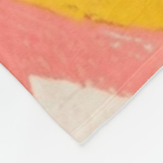 Vibrant Tribe, Bold Geometric Boho Pattern Fleece Deken (Hoek)