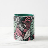 Vibrant tropical botanical mok (Midden)
