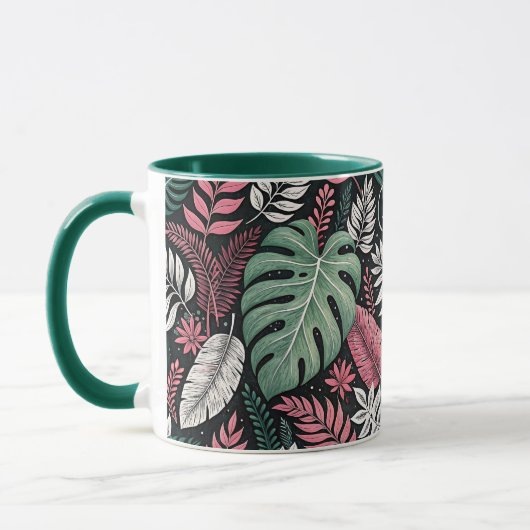 Vibrant tropical botanical mok (Links)