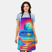 Vibrant Tropical Night Escape Schort (Gedragen)