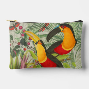 Vibrant Tropical Toucan Birds Art Exotic Oerwoud Etui