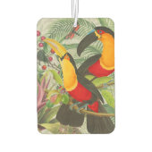 Vibrant Tropical Toucan Birds Art Exotic Oerwoud Luchtverfrisser (Achterkant)