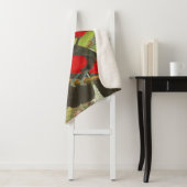 Vibrant Tropical Toucan Birds Art Exotic Oerwoud Sherpa Deken (In situ)