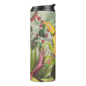 Vibrant Tropical Toucan Birds Art Exotic Oerwoud Thermosbeker (Gedraaid links)