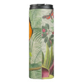 Vibrant Tropical Toucan Birds Art Exotic Oerwoud Thermosbeker (Achterkant)