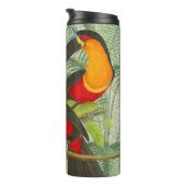 Vibrant Tropical Toucan Birds Art Exotic Oerwoud Thermosbeker (Geroteerd rechts)