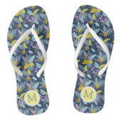 Vibrant Tropics ⎥ Monogram Teenslippers (Voetbed)