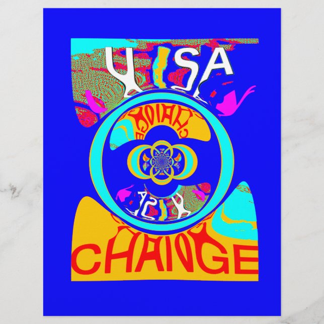 Vibrant USA Change: een gewaagde uitspraak (Voorkant)