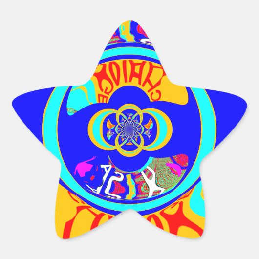 Vibrant USA Change: een gewaagde uitspraak Ster Sticker (Voorkant)