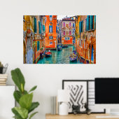 VIBRANT VENICE, ITALIË POSTER (Thuiskantoor)