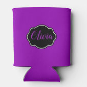 Vibrant, Vet Fuchsia Paars Blikjeskoeler (Achterkant)