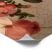 Vibrant Vintage Floral Arrangement Poster (Hoek)