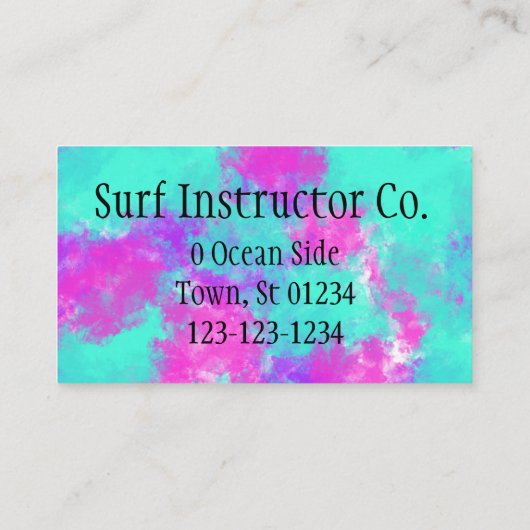 Vibrant Visitekaartje (Achterkant)