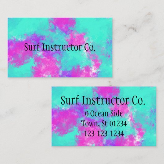 Vibrant Visitekaartje (Voorkant / Achterkant)