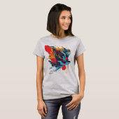 Vibrant Vortex T-shirt (Voorkant volledig)