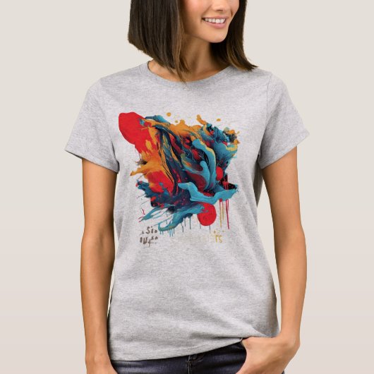 Vibrant Vortex T-shirt (Voorkant)