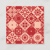 Vibrant Vows: een Spaanse volkshuwelijk detailkaar Informatiekaartje (Achterkant)