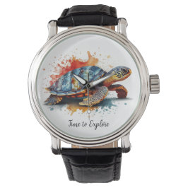 Vibrant Voyager, custom Horloge