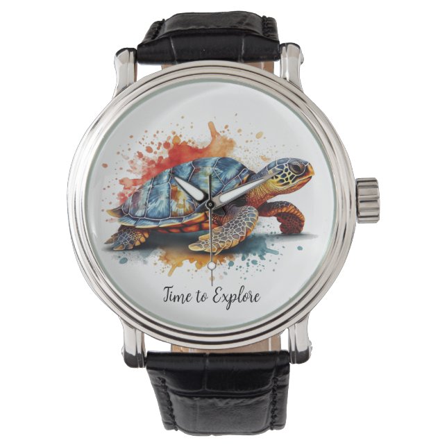 Vibrant Voyager, custom Horloge (Voorkant)